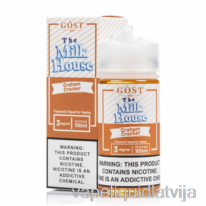 Graham Cracker - The Milk House - Gost Vapor - 100ml 6mg Vape šķidrums